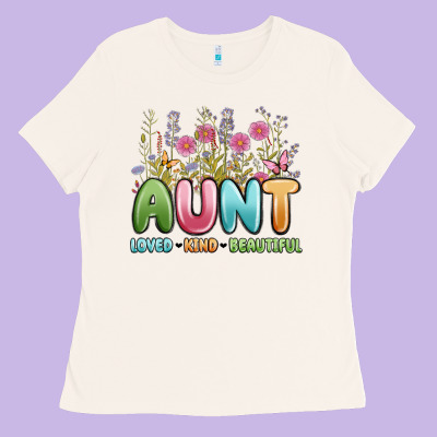 Aunt Loved Kind Beautiful Ladies Tee Designed By Maliassmallbusiness