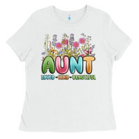 White aunt loved kind beautiful Ladies Tee - MaliasSmallBusiness