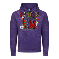 Cloud Purple santa's favorite rn Vintage Hoodie - Jasminsmagicworld