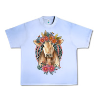Grape Ice flower cow Urban Heavy Tee - Jasminsmagicworld