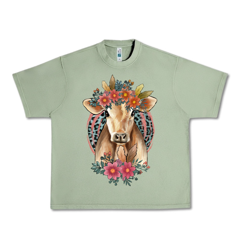 Flower Cow Urban Heavy Tee by Jasminsmagicworld | Teevron