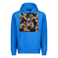 True Royal pride cupcake seamless pattern Premium Hoodie - FaDigitalArtStudio