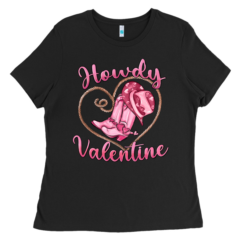 Howdy Valentine Ladies Tee by MaliasSmallBusiness | Teevron
