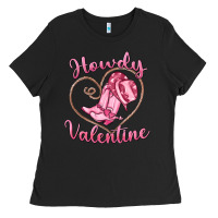 Black howdy valentine Ladies Tee - MaliasSmallBusiness