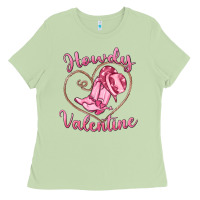 Matcha howdy valentine Ladies Tee - MaliasSmallBusiness