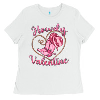White howdy valentine Ladies Tee - MaliasSmallBusiness