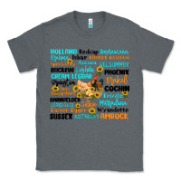 Charcoal Heather chicken typography Classic Tee - Artiststas