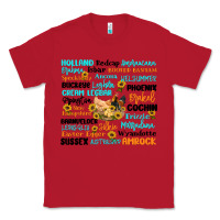 Red chicken typography Classic Tee - Artiststas