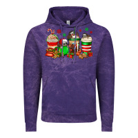Cloud Purple christmas sloth coffee cups Vintage Hoodie - Jasminsmagicworld