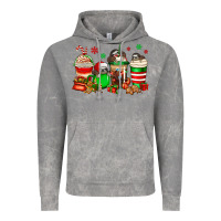 Cloud Rock christmas sloth coffee cups Vintage Hoodie - Jasminsmagicworld