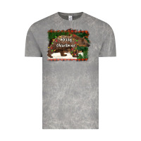 Cloud Rock merry christmas bear Vintage Tee - BarkalooDesign