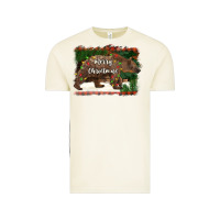 Merry Christmas Bear Vintage Tee | Teevron