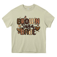 Mossy brown sugar babe Heavy Core Tee - MaliasSmallBusiness