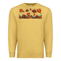 Antique Gold turkey thanksgiving pumpkin libbey glass Premium Sweatshirt - BundleAndBundleShop