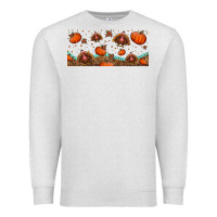 Oatmeal Heather turkey thanksgiving pumpkin libbey glass Premium Sweatshirt - BundleAndBundleShop