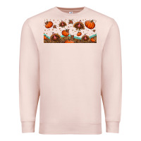 Pale Pink turkey thanksgiving pumpkin libbey glass Premium Sweatshirt - BundleAndBundleShop