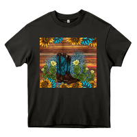 Asphalt boot cactus sunflower gemstone Heavy Core Tee - AdoDesignShop