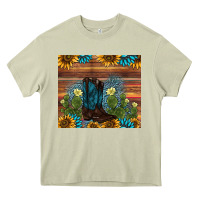 Mossy boot cactus sunflower gemstone Heavy Core Tee - AdoDesignShop