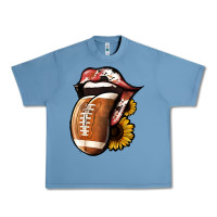 Pebble Blue football Urban Heavy Tee - Jasminsmagicworld