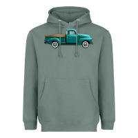 Sage western truck side view Heavyweight Hoodie - FaDigitalArtStudio