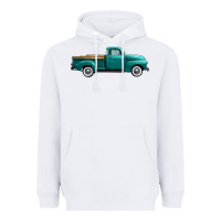 White western truck side view Heavyweight Hoodie - FaDigitalArtStudio
