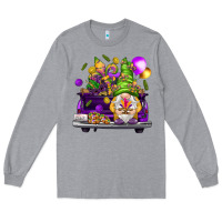 Mardi Gras Gnome On The Truck Long Sleeve Tee | Teevron