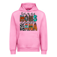 Fuchsia Pink only the best moms get promoted to nana Urban Hoodie - RacoonDesign