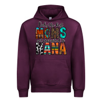 Mauve Wine only the best moms get promoted to nana Urban Hoodie - RacoonDesign