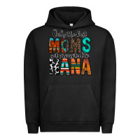 Pigment Black only the best moms get promoted to nana Urban Hoodie - RacoonDesign