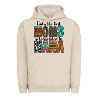 Pigment French Oak only the best moms get promoted to nana Urban Hoodie - RacoonDesign
