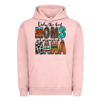 Pigment Salmon only the best moms get promoted to nana Urban Hoodie - RacoonDesign