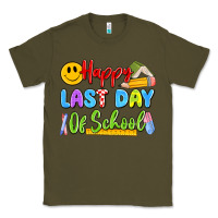 Army Green happy last day of school Classic Tee - Artiststas