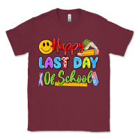 Burgundy happy last day of school Classic Tee - Artiststas