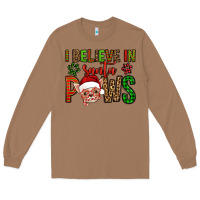 Toasted Coconut i believe in santa paws chihuahuha Long Sleeve Tee - Jasminsmagicworld