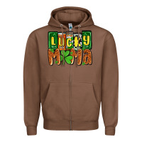Chestnut St. Patrick's lucky mama Zipper Hoodie - OliviaCreatesArt