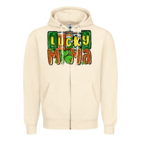 Sandshell St. Patrick's lucky mama Zipper Hoodie - OliviaCreatesArt