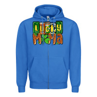 True Royal St. Patrick's lucky mama Zipper Hoodie - OliviaCreatesArt