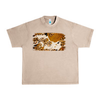 French Oak leopard cowhide brushstroke Urban Heavy Tee - Jasminsmagicworld