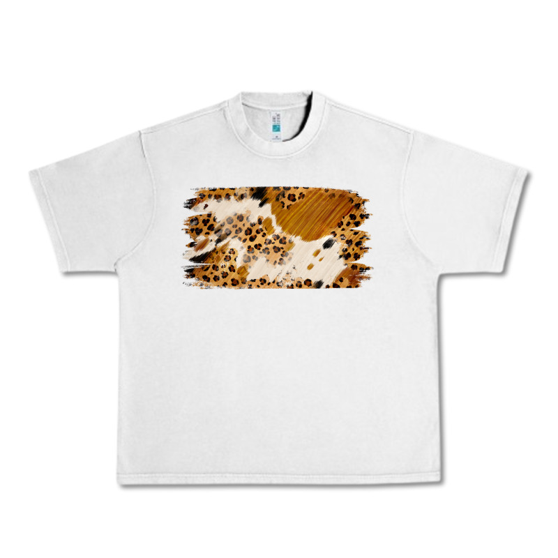 Leopard Cowhide Brushstroke Urban Heavy Tee by Jasminsmagicworld | Teevron