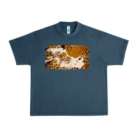 Midnight Navy leopard cowhide brushstroke Urban Heavy Tee - Jasminsmagicworld