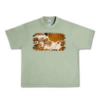 Oil Green leopard cowhide brushstroke Urban Heavy Tee - Jasminsmagicworld