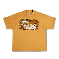 Peanut Butter leopard cowhide brushstroke Urban Heavy Tee - Jasminsmagicworld
