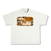 Pistachio leopard cowhide brushstroke Urban Heavy Tee - Jasminsmagicworld