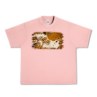 Salmon leopard cowhide brushstroke Urban Heavy Tee - Jasminsmagicworld