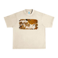 Sandshell leopard cowhide brushstroke Urban Heavy Tee - Jasminsmagicworld