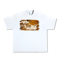 White leopard cowhide brushstroke Urban Heavy Tee - Jasminsmagicworld