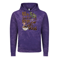 Cloud Purple no talkie before coffee Vintage Hoodie - BarkalooDesign