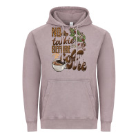Vintage Zinc no talkie before coffee Vintage Hoodie - BarkalooDesign