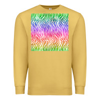 Antique Gold watercolor rainbow tiger seamless pattern Premium Sweatshirt - BundleAndBundleShop