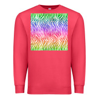 Cardinal watercolor rainbow tiger seamless pattern Premium Sweatshirt - BundleAndBundleShop